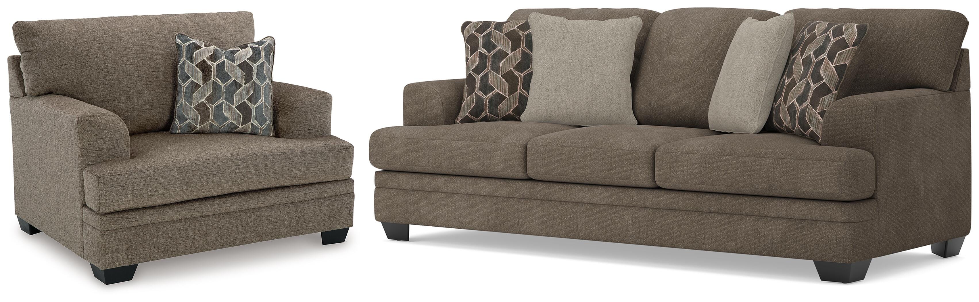 Hoover Furniture Outlet - Ashley Furniture - Stonemeade Queen Sofa Sleeper and Oversized Chair - Queen Sofa Sleeper and Oversized Chair - 59505U14
