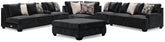 Hoover Furniture Outlet - Ashley Furniture - Lavernett 5-Piece Sectional and Ottoman - 5-Piece Sectional and Ottoman - 59603U2