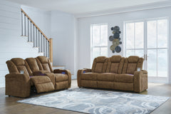Hoover Furniture Outlet - Ashley Furniture - Wolfridge Power Reclining Sofa and Loveseat - Power Reclining Sofa and Loveseat - 60703U1