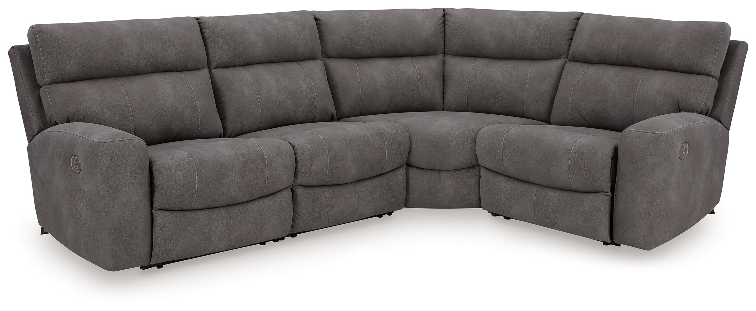 Hoover Furniture Outlet - Ashley Furniture - Next-Gen DuraPella 4-Piece Power Reclining Sectional - 4-Piece Power Reclining Sectional - 61003S4