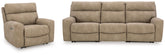 Hoover Furniture Outlet - Ashley Furniture - Next-Gen Durapella 3-Piece Sectional and Recliner - 3-Piece Sectional and Recliner - 61004S12