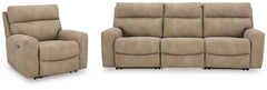 Hoover Furniture Outlet - Ashley Furniture - Next-Gen Durapella 3-Piece Sectional and Recliner - 3-Piece Sectional and Recliner - 61004S12