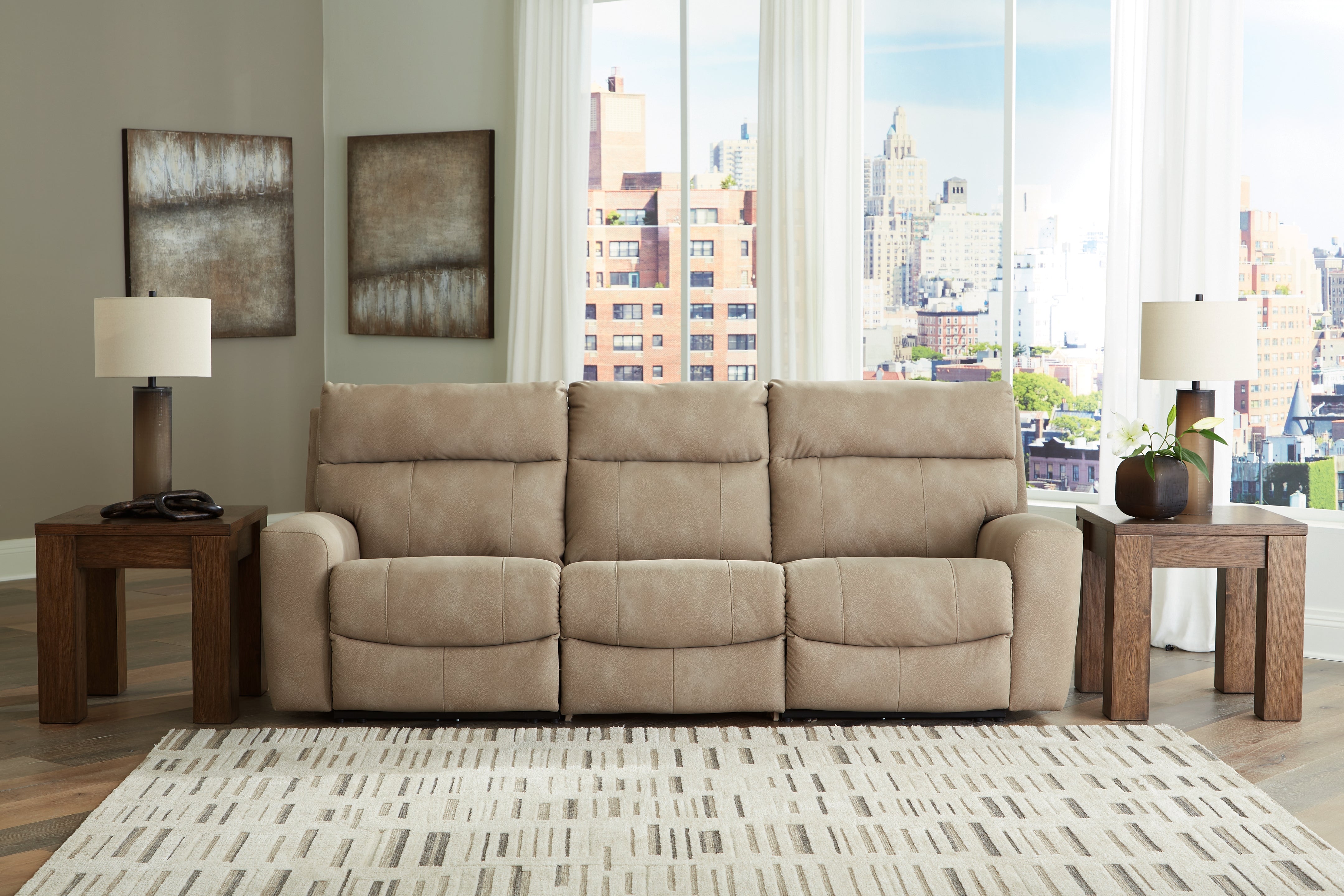 Hoover Furniture Outlet - Ashley Furniture - Next-Gen DuraPella 3-Piece Power Reclining Sectional Sofa - 3-Piece Power Reclining Sectional Sofa - 61004S2