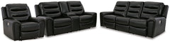 Hoover Furniture Outlet - Ashley Furniture - Warlin Power Reclining Sofa, Loveseat and Recliner - Power Reclining Sofa, Loveseat and Recliner - 61105U2
