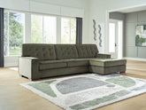 Hoover Furniture Outlet - Ashley Furniture - Caspian-Town 2-Piece Sectional with Chaise - LAF 2-Piece Sectional with Chaise - PC61702S2
