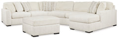 Hoover Furniture Outlet - Ashley Furniture - Chessington 4-Piece Sectional and Oversized Accent Ottoman - 4-Piece Sectional and Oversized Accent Ottoman - 61904U1