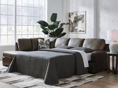 Hoover Furniture Outlet - Ashley Furniture - Castille Way 2-Piece Sleeper Sectional with Chaise - RAF 2-Piece Sleeper Sectional with Chaise - PC62703S4