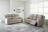 Hoover Furniture Outlet - Ashley Furniture - Lavenhorne Reclining Sofa and Loveseat - Reclining Sofa and Loveseat - 63307U1
