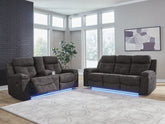 Hoover Furniture Outlet - Ashley Furniture - Brysonview Reclining Sofa and Loveseat - Reclining Sofa and Loveseat - 63605U1