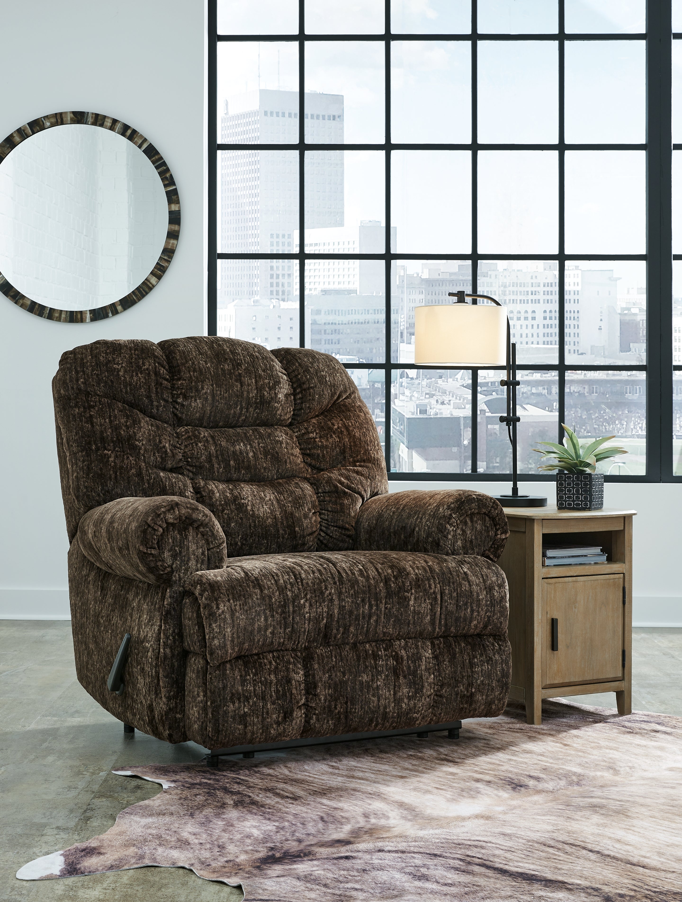 Hoover Furniture Outlet - Ashley Furniture - Movie Man Recliner - Zero Wall Recliner - 6380229