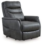 Hoover Furniture Outlet - Ashley Furniture - Strawbill Power Lift Recliner - Power Lift Recliner / Shadow - 6390912