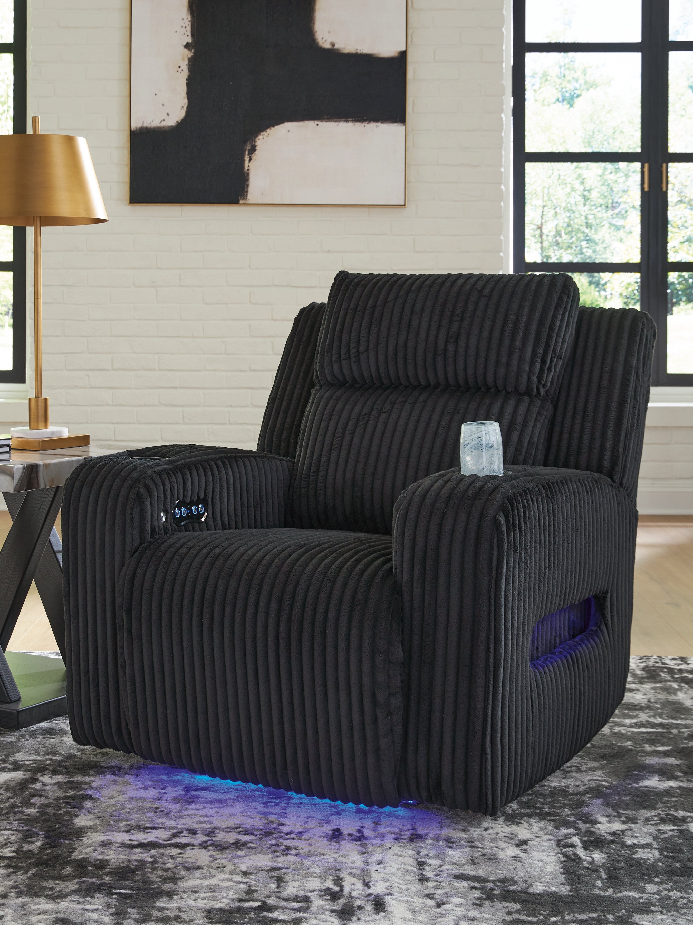 Hoover Furniture Outlet - Ashley Furniture - Forest Lake Power Recliner - PWR Recliner/ADJ Headrest - PC6420213
