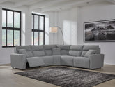 Hoover Furniture Outlet - Ashley Furniture - ModMax II 5-Piece Power Reclining Sectional - 5-Piece Power Reclining Sectional - 65906S8