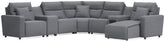 Hoover Furniture Outlet - Ashley Furniture - Modmax II 7-Piece Power Reclining Sectional with Chaise and Audio System - 7-Piece Power Reclining Sectional with Chaise and Audio System - 65906S45