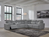 Hoover Furniture Outlet - Ashley Furniture - ModMax II 6-Piece Reclining Sectional with Console - 6-Piece Reclining Sectional with Console - 65906S36