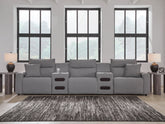 Hoover Furniture Outlet - Ashley Furniture - Modmax II 5-Piece Power Reclining Sectional with Audio Consoles - 5-Piece Power Reclining Sectional with Audio Consoles - 65906S13