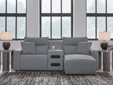 Hoover Furniture Outlet - Ashley Furniture - ModMax II 3-Piece Power Reclining Sectional with Chaise - 3-Piece Power Reclining Sectional with Chaise - 65906S5