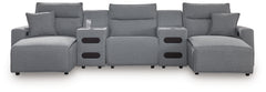 Hoover Furniture Outlet - Ashley Furniture - ModMax II 5-Piece Power Reclining Sectional with Chaise - 5-Piece Power Reclining Sectional with Chaise - 65906S15