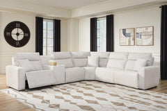 Hoover Furniture Outlet - Ashley Furniture - Modmax II 6-Piece Power Reclining Sectional with Console - 6-Piece Power Reclining Sectional with Console - 65907S10