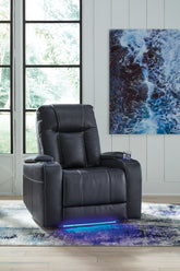 Hoover Furniture Outlet - Ashley Furniture - Feazada Power Recliner - PWR Recliner/ADJ Headrest - 6620613