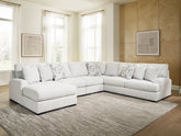 Hoover Furniture Outlet - Ashley Furniture - Misty-Lakes 5-Piece Sectional with Chaise - 5-Piece Sectional with Chaise - PC66906S12
