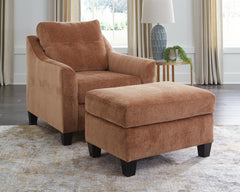 Hoover Furniture Outlet - Ashley Furniture - Amity Bay Chair and Ottoman - Chair and Ottoman - 67204U1