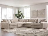 Hoover Furniture Outlet - Ashley Furniture - Nexora-Court 5-Piece Sectional - RAF 5-Piece Sectional - PC68008S17
