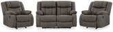 Hoover Furniture Outlet - Ashley Furniture - First Base Reclining Loveseat and 2 Recliners - Reclining Loveseat and 2 Recliners - 68804U3