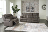 Hoover Furniture Outlet - Ashley Furniture - First Base Reclining Sofa and Loveseat - Reclining Sofa and Loveseat - 68804U1