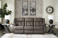 Hoover Furniture Outlet - Ashley Furniture - First Base Reclining Sofa - Reclining Sofa - 6880488