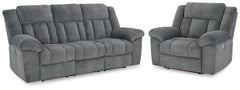 Tip-Off Power Reclining Sofa and Recliner