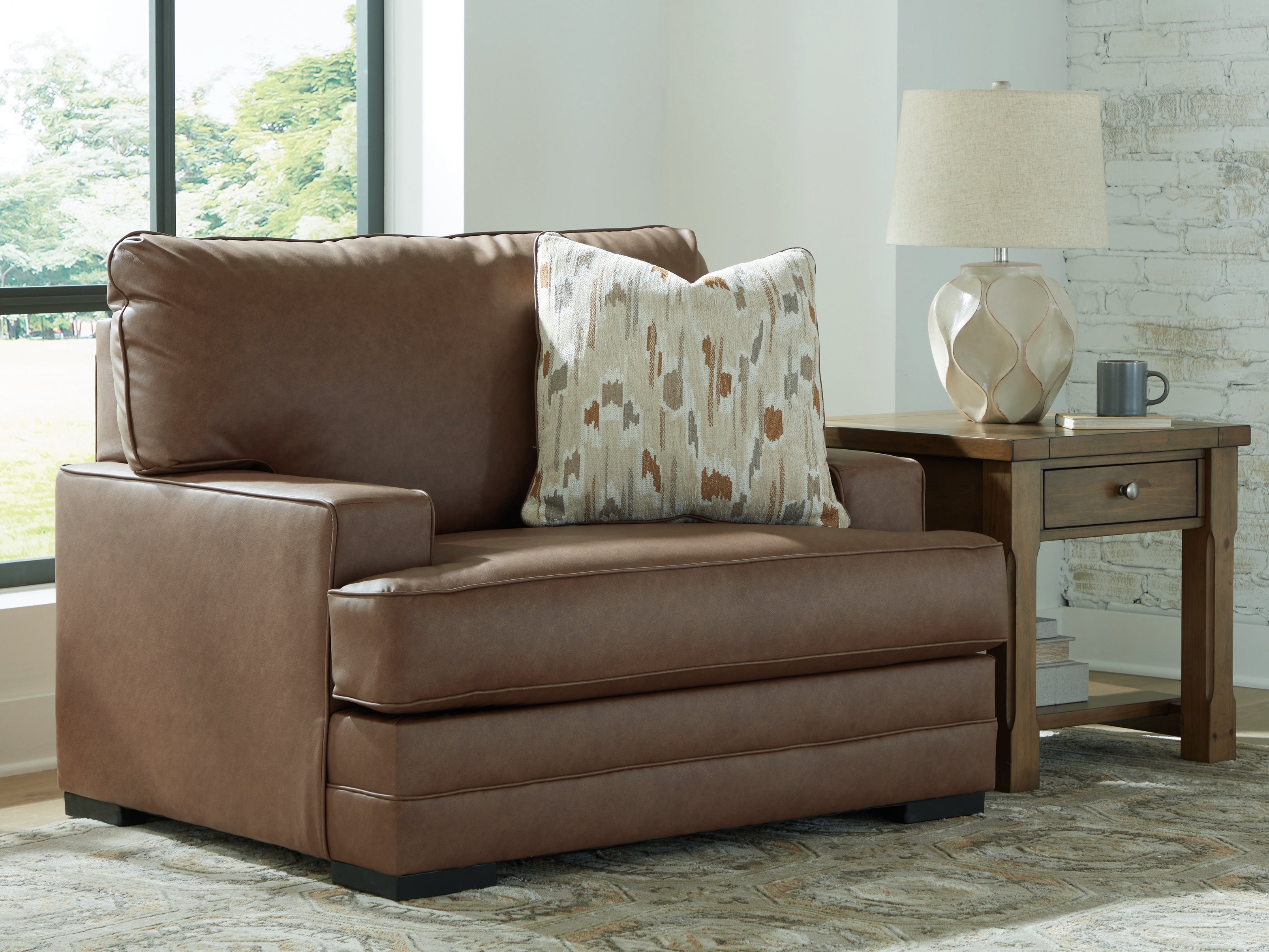 Hoover Furniture Outlet - Ashley Furniture - VillaCourt Oversized Chair - Chair and a Half - 7490923