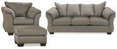 Hoover Furniture Outlet - Ashley Furniture - Darcy Sofa, Chair and Ottoman - Sofa, Chair and Ottoman - 75005U11