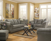 Hoover Furniture Outlet - Ashley Furniture - Darcy Sofa, Loveseat, Chair and Ottoman - Sofa, Loveseat, Chair and Ottoman - 75005U9