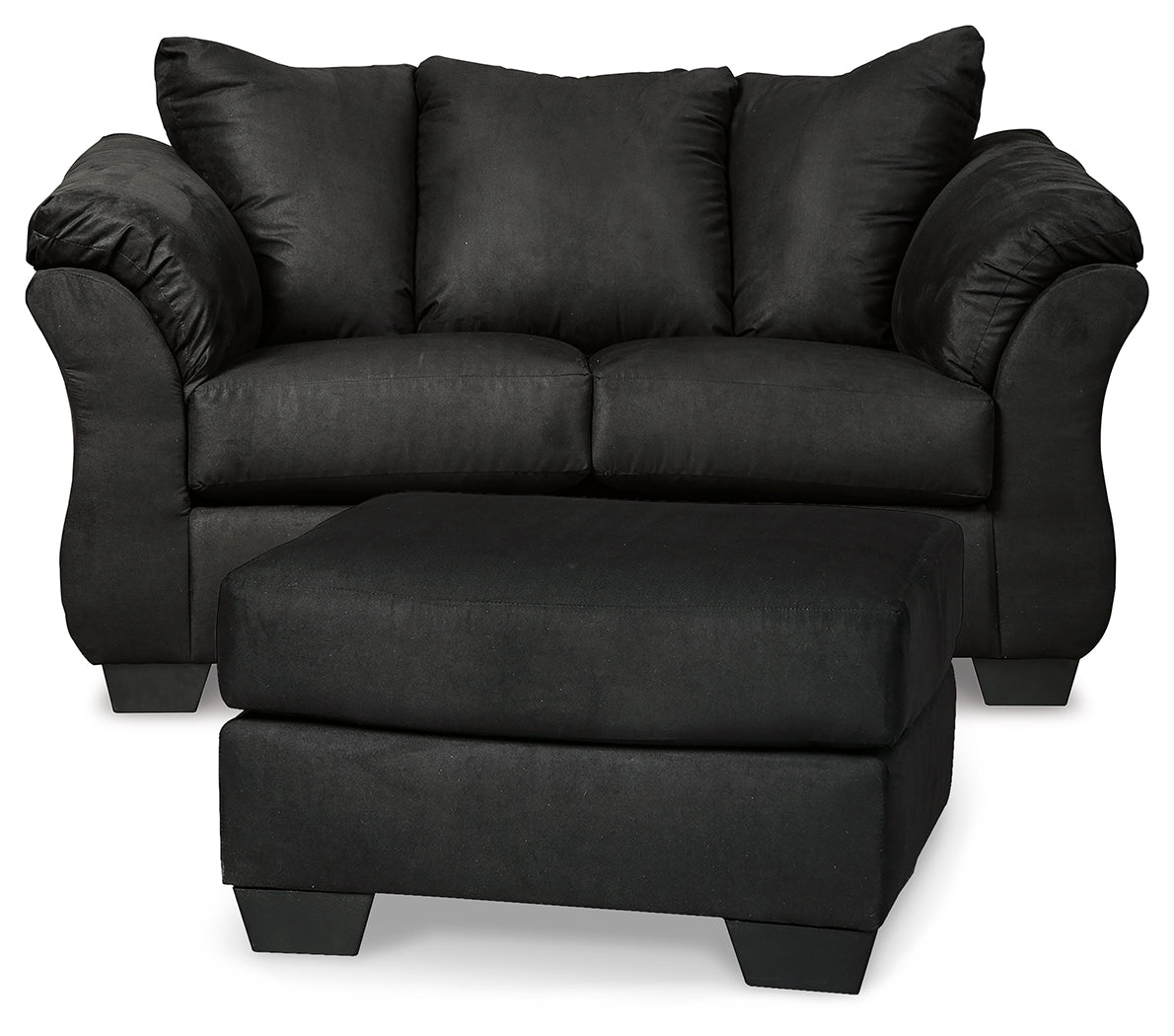 Hoover Furniture Outlet - Ashley Furniture - Darcy Loveseat and Ottoman - Loveseat and Ottoman - 75008U6
