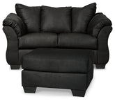 Hoover Furniture Outlet - Ashley Furniture - Darcy Loveseat and Ottoman - Loveseat and Ottoman - 75008U6