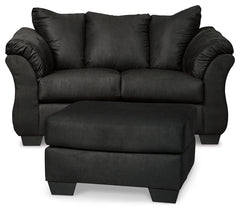 Hoover Furniture Outlet - Ashley Furniture - Darcy Loveseat and Ottoman - Loveseat and Ottoman - 75008U6