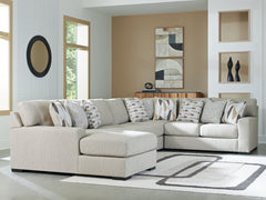 Hoover Furniture Outlet - Ashley Furniture - Laurelgrove 5-Piece Sectional with Chaise - RAF 5-Piece Sectional with Chaise - 75105S11