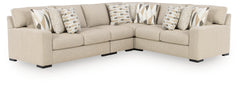Hoover Furniture Outlet - Ashley Furniture - Laurelgrove 4-Piece Sectional - RAF 4-Piece Sectional - 75105S9