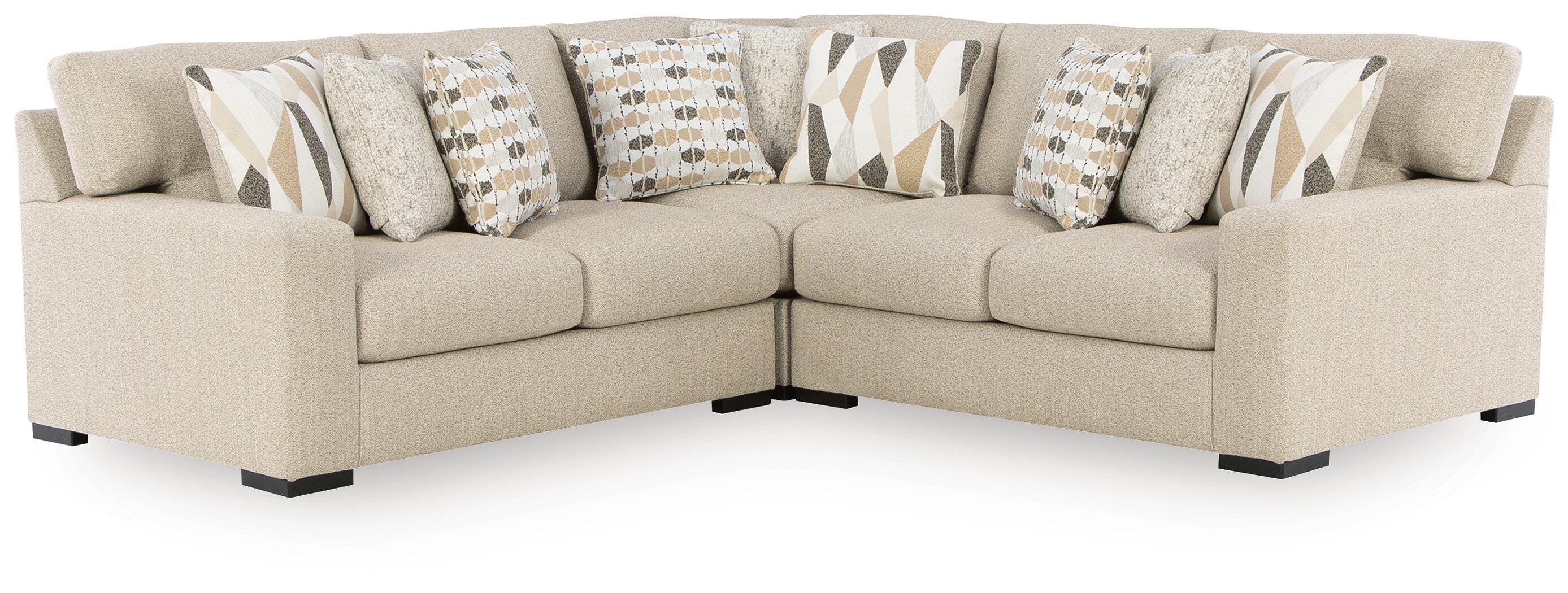 Hoover Furniture Outlet - Ashley Furniture - Laurelgrove 3-Piece Sectional - RAF 3-Piece Sectional - 75105S5