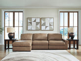 Hoover Furniture Outlet - Ashley Furniture - Veronella 3-Piece Sectional with Chaise - RAF 3-Piece Sectional with Chaise - 76106S5