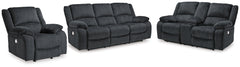 Hoover Furniture Outlet - Ashley Furniture - Draycoll Power Reclining Sofa, Loveseat and Recliner - Power Reclining Sofa, Loveseat and Recliner - 76504U5