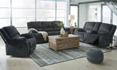 Hoover Furniture Outlet - Ashley Furniture - Draycoll Reclining Sofa, Loveseat and Recliner - Reclining Sofa, Loveseat and Recliner - 76504U4
