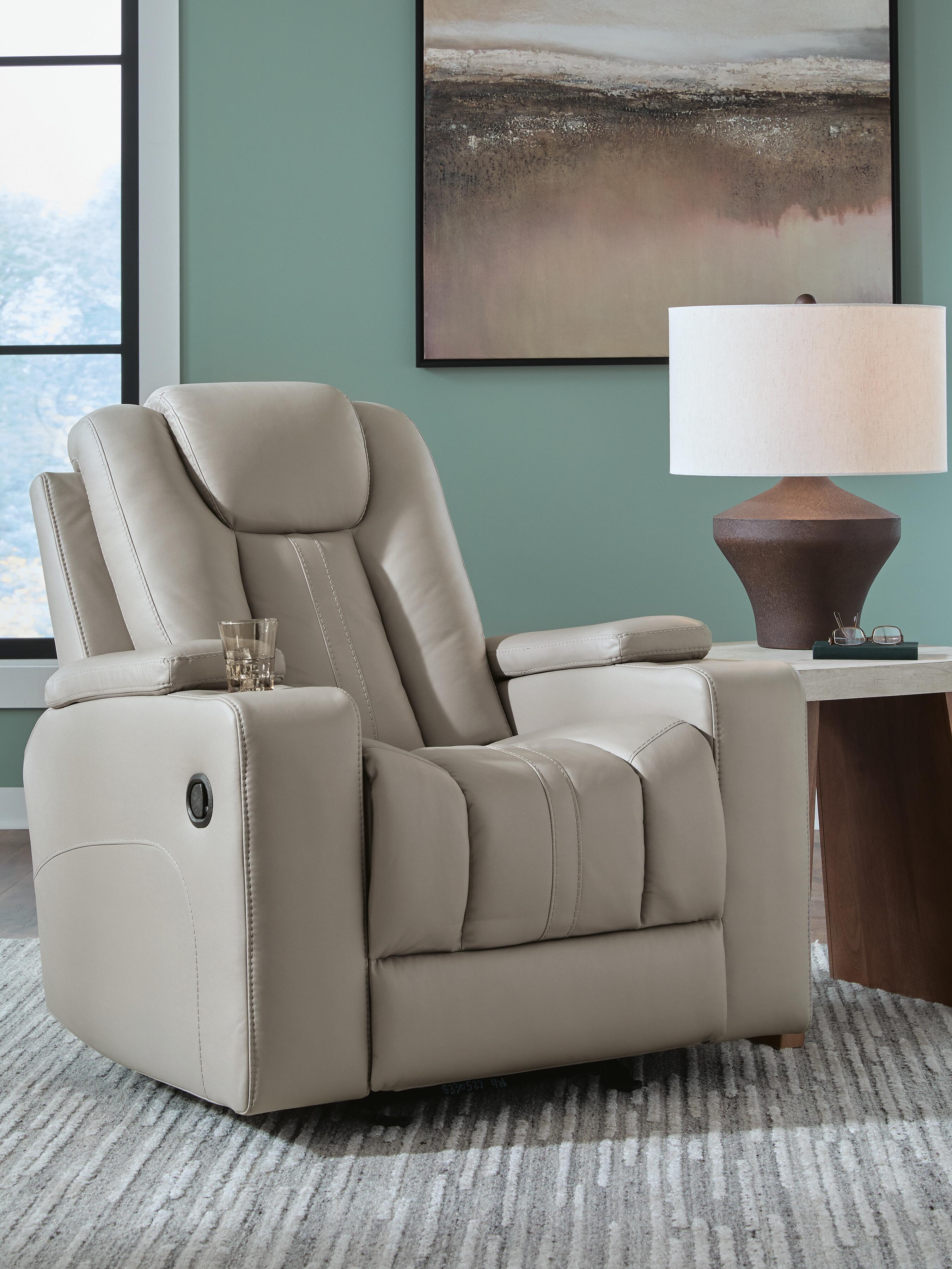 Hoover Furniture Outlet - Ashley Furniture - Elevate Edges Glider Recliner - Glider Recliner - PC8330527