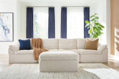 Hoover Furniture Outlet - Ashley Furniture - Fannin 4-Piece Sectional with Ottoman - RAF 4-Piece Sectional with Ottoman - PC84304S1