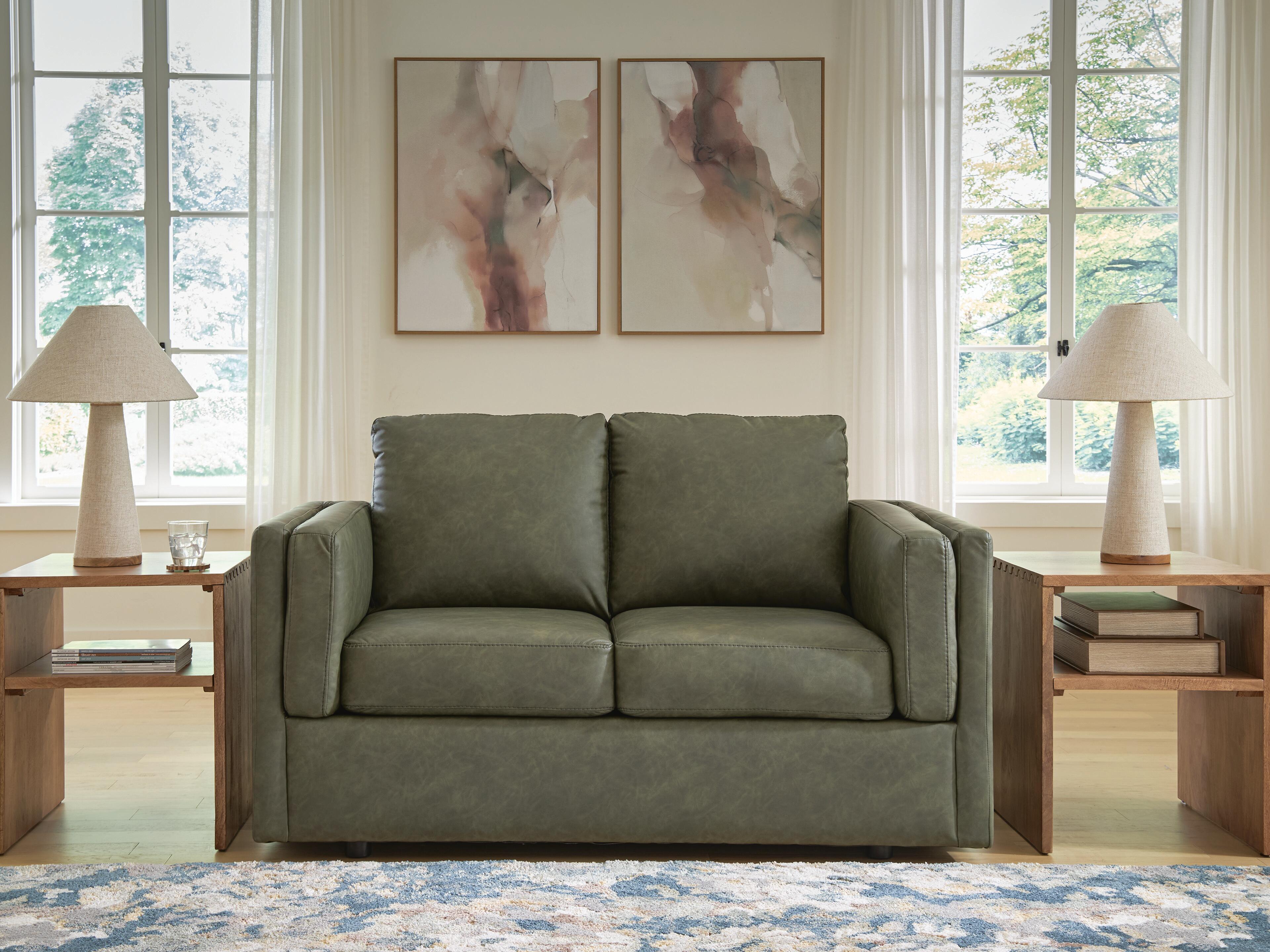Hoover Furniture Outlet - Ashley Furniture - Hollis Studio Loveseat - Loveseat - PC8560435