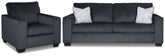Hoover Furniture Outlet - Ashley Furniture - Altari Sofa Sleeper with Chair - Sofa Sleeper with Chair - 87213U3