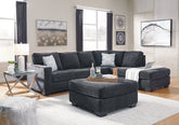 Hoover Furniture Outlet - Ashley Furniture - Altari 2-Piece Sectional and Ottoman - 2-Piece Sectional and Ottoman - 87213U7