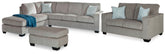 Hoover Furniture Outlet - Ashley Furniture - Altari 2-Piece Sectional with Chaise, Loveseat and Ottoman - 2-Piece Sectional with Chaise, Loveseat and Ottoman - 87214U5