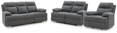 Hoover Furniture Outlet - Ashley Furniture - Side-Swipe Reclining Sofa, Loveseat and Recliner - Reclining Sofa, Loveseat and Recliner - PC91406U2